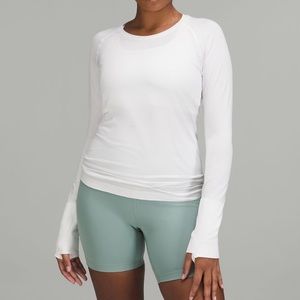 Lululemon Swiftly Tech Long-Sleeve Shirt - 4 - Light Pink - Discontinued